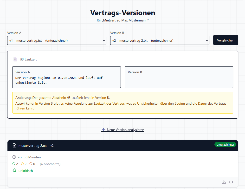 3. Verträge vergleichen
